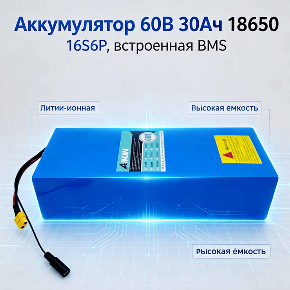 Built-in BMS 18650 16S6P 60V 3 - đánh giá và giá 60V 30Ah Electric Scooter Battery