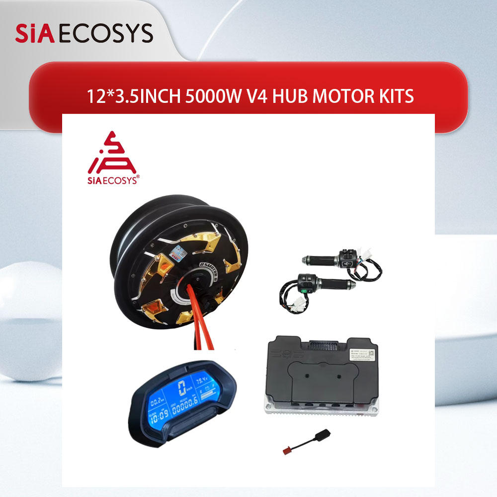 QS Motor 12*3.5inch 5000W V4 7 - đánh giá và giá Electric Motorcycle Conversion Kit 72V